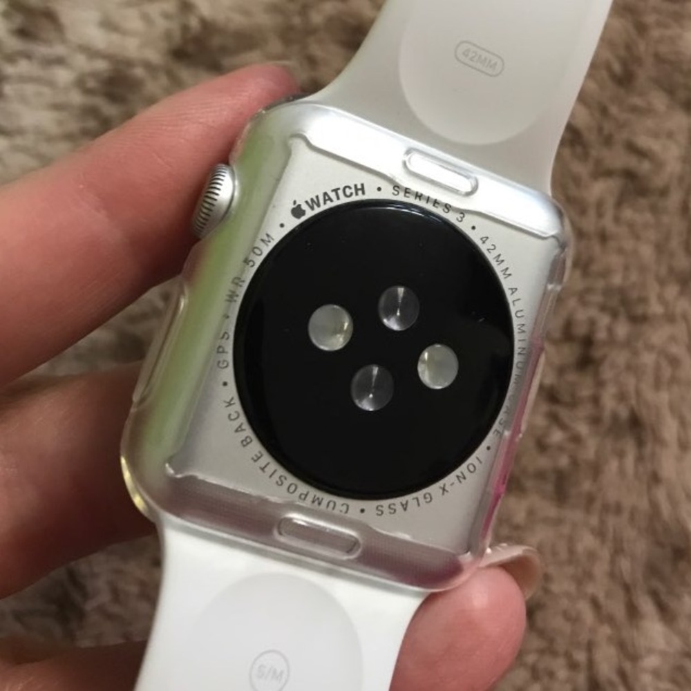 NEW Clear Apple Watch Protective Bumper Case Cover - Picture 5 of 8
